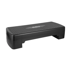 Rebel Step Do Aerobiku I Ćwiczeń Fitness, 3 Stopnie, 68Cm, Czarny, Rebel Active [[