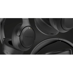 Krüger&Matz Bezprzewodowe Słuchawki Nauszne Z Anc , Kruger&Matz F8A , Czarne [[