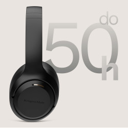 Krüger&Matz Bezprzewodowe Słuchawki Nauszne Z Anc , Kruger&Matz F8A , Beżowe [[