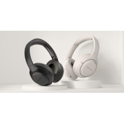 Krüger&Matz Bezprzewodowe Słuchawki Nauszne Z Anc , Kruger&Matz F8A , Beżowe [[