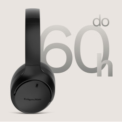 Krüger&Matz Bezprzewodowe Słuchawki Nauszne Z Anc , Kruger&Matz Street 4 , Beżowe [[