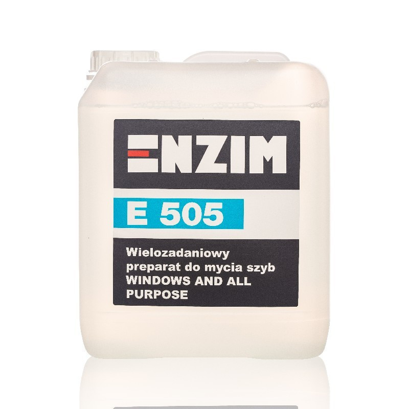 ENZIM E505 – Wielozadaniowy preparat do mycia szyb 5L