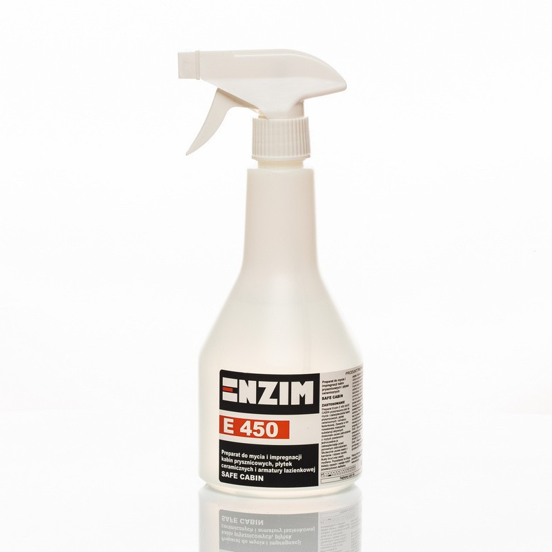 ENZIM E450 – Preparat do mycia i impregnacji kabin / płytek ceramicznych Safe Cabin 0,5L