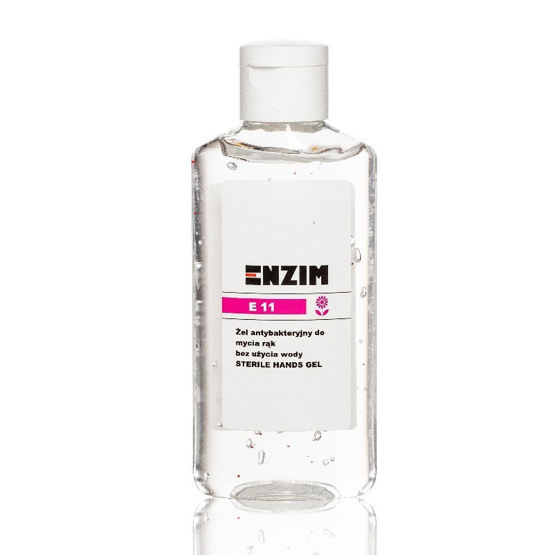 ENZIM E11 Żel antybakteryjny do mycia rąk bez użycia wody STERIL HANDS GEL 0,1l
