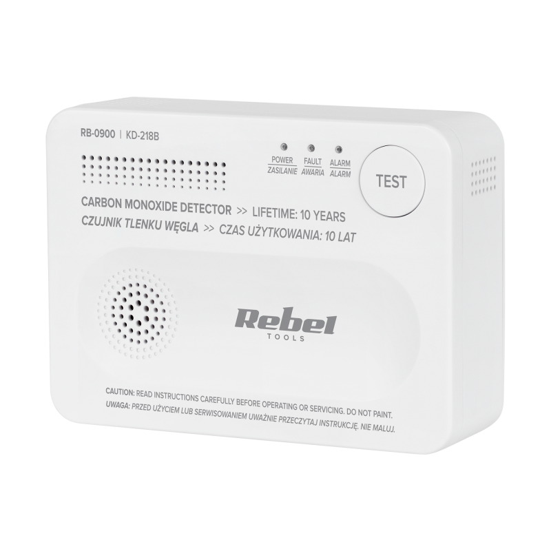 Rebel Czujnik Tlenku Węgla (Czadu) Kd-218B [[