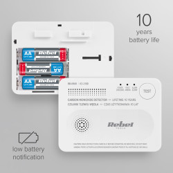 Rebel Czujnik Tlenku Węgla (Czadu) Kd-218B [[