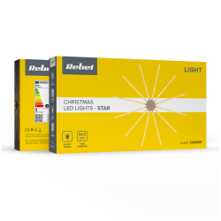 Rebel Świateczna Gwiazda Ozdobna Led [[