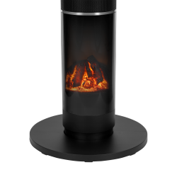 Teesa Termowentylator Kolumnowy Ptc Teesa Z Funkcją  Imitacji Kominka [[