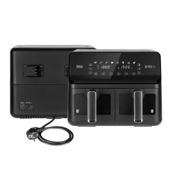 Teesa Frytkownica Beztłuszczowa Teesa Air Fryer Dual Pot Xxl 8L 2700W [[