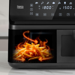 Teesa Frytkownica Beztłuszczowa Teesa Air Fryer Dual Pot Xxl 8L 2700W [[