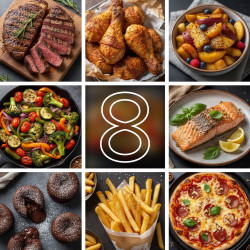 Teesa Frytkownica Beztłuszczowa Teesa Air Fryer Dual Pot Xxl 8L 2700W [[