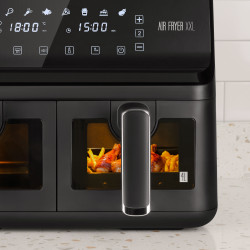 Teesa Frytkownica Beztłuszczowa Teesa Air Fryer Dual Pot Xxl 8L 2700W [[