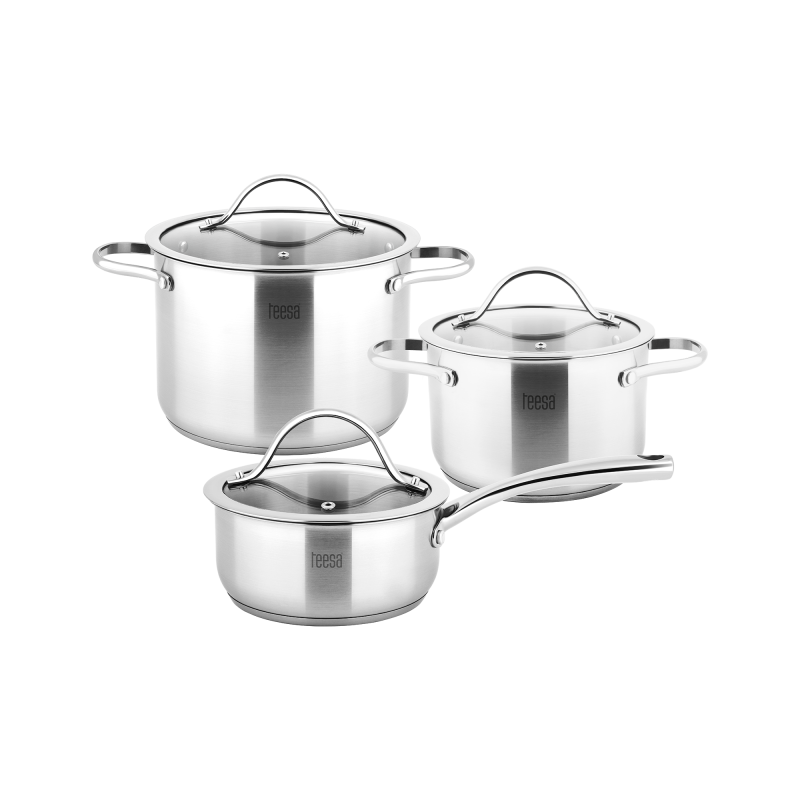 Teesa Zestaw Garnków 6 Elementów Teesa Cook Expert Master [[