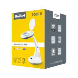 Rebel Lampa Z Lupą Na Stół 5D 6W Rebel , 6500K [[