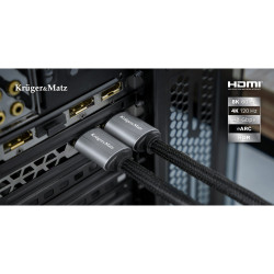 Krüger&Matz Kabel Hdmi-Hdmi 2.1 8K 1,8 M Kruger&Matz [[
