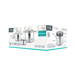 Teesa Zestaw Garnków 6 Elementów Teesa Cook Expert Master [[