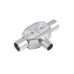 Złącze Trójnik Tv Wt.-2Xgn.metal [[