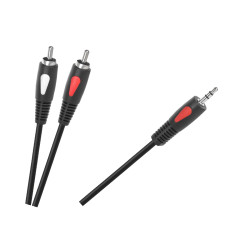 Cabletech Kabel Wtyk Jack 3.5 - 2Rca 10M Cabletech Eco-Line [[