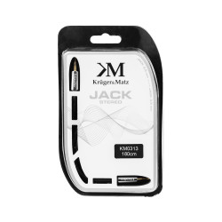 Krüger&Matz Kabel Wtyk Prosty - Wtyk Prosty Jack 3.5  Stereo 1.8M Kruger&Matz [[