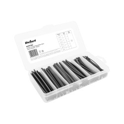 Rebel Zestaw Rurek Termokurczliwych 10 Cm. Czarne, 6 Średnic- 170 Szt. [[