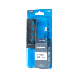 Rebel Hub Usb 3.0 4 Portowy Rebel [[