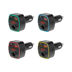 Peiying Transmiter Samochodowy Fm Z Funkcją Bluetooth [[