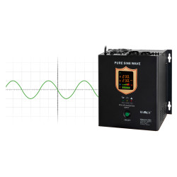 Kemot Przetwornica Solarna Naścienna ( Inwerter )  Kemot Prosolar-2500 ( 24V 230V 25000Va/1800W ) [[