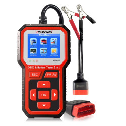 Konnwei Miernik Diagnostyczny, Skaner Obd2, Tester Baterii  Konnwei Kw681 [[