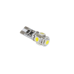 Vipow Żarówka Samochodowa Led T10 (Canbus) - 5X Smd5050, Biała [[