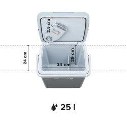 Teesa Lodówka Turystyczna Teesa Z Funkcją Grzania 25L [[