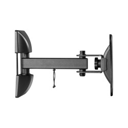 Cabletech Uchwyt Do Ściany 13-27 Cali  Czarny Lpa51-111 (Regulacja W Pionie I W Poziomie) [[