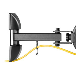 Cabletech Uchwyt Do Ściany 13-27 Cali  Czarny Lpa51-111 (Regulacja W Pionie I W Poziomie) [[