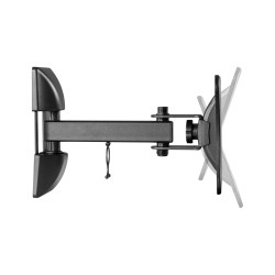 Cabletech Uchwyt Do Ściany 13-27 Cali  Czarny Lpa51-111 (Regulacja W Pionie I W Poziomie) [[