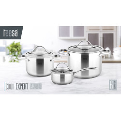 Teesa Zestaw Garnków 6 Elementów Teesa Cook Expert Master [[