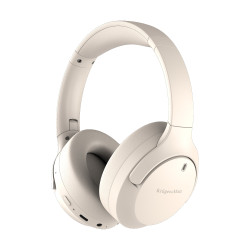 Krüger&Matz Bezprzewodowe Słuchawki Nauszne Z Anc , Kruger&Matz Street 4 , Beżowe [[