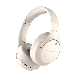 Krüger&Matz Bezprzewodowe Słuchawki Nauszne Z Anc , Kruger&Matz Street 4 , Beżowe [[