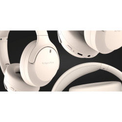 Krüger&Matz Bezprzewodowe Słuchawki Nauszne Z Anc , Kruger&Matz Street 4 , Beżowe [[
