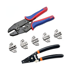 Eurokomp Zestaw Zaciskarka Z Wymiennymi Beznarzędziowo Szczękami + Cęgi [[