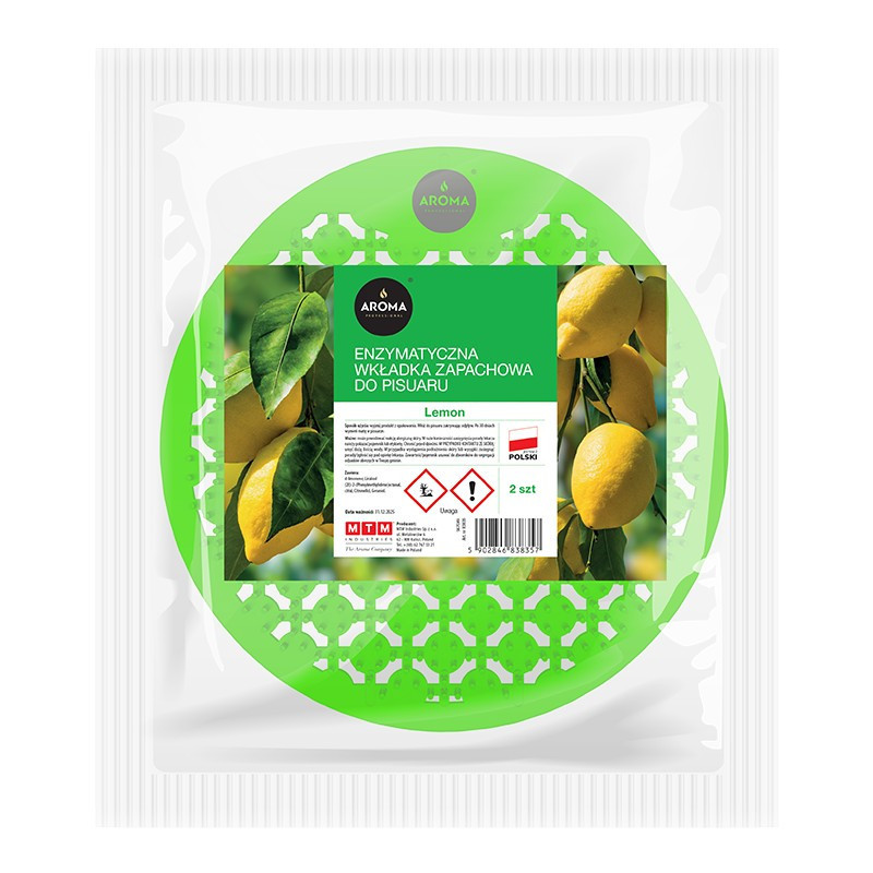 AROMA PROFESSIONAL Wkładka do pisuaru CYTRYNA 2szt