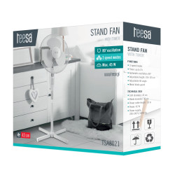 Teesa Wentylator Stojący Teesa  Z Wyłącznikiem Czasowym [[