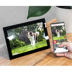 Krüger&Matz Cyfrowa Ramka Kruger&Matz Na Zdjęcia Frameo Wi-Fi 10,1" Lustrzana [[