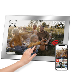 Krüger&Matz Cyfrowa Ramka Kruger&Matz Na Zdjęcia Frameo Wi-Fi 10,1" Lustrzana [[