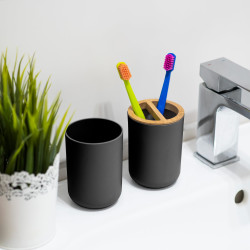 Teesa Zestaw Akcesoriów Łazienkowych (6 Szt.) Czarny [[