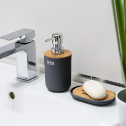Teesa Zestaw Akcesoriów Łazienkowych (6 Szt.) Czarny [[