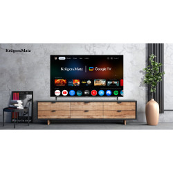 Krüger&Matz Telewizor Kruger&Matz 65" Uhd Google Tv 5.0  Dvb-T2/T/C  H.265  Hevc [[