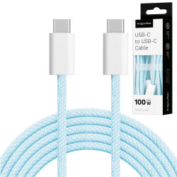 Krüger&Matz Kabel Usb Typu C - Usb Typu C 100 W 1,5 M Niebieski Kruger&Matz Basic [[