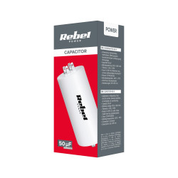 Rebel Kondensator 50Uf 450V Do Silników Jednofazowych [[