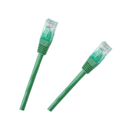 Patchcord Kabel Utp 8C Wtyk-Wtyk 0,5M Cca Zielony  Cat.6E [[