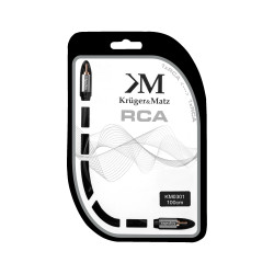 Krüger&Matz Kabel 1Rca-1Rca 1.0M Kruger&Matz [[