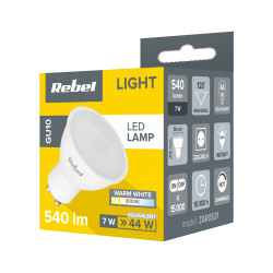 Rebel Lampa Led Rebel 7W Gu10 , 3000K, 230V [[
